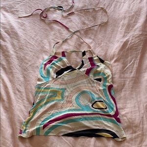 STUNNING Vintage Pucci halter